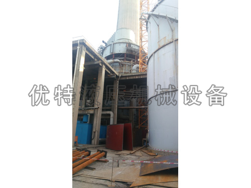合肥二电厂脱硫改造项目施工现场